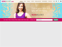 Tablet Screenshot of marniemcdermott.com